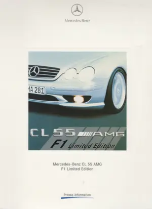 PRESSEINFO CL55 AMG F1 LIMITED EDITION